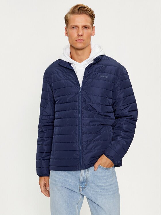 Sprandi Пухено яке SP3-KUM051 Тъмносин Regular Fit
