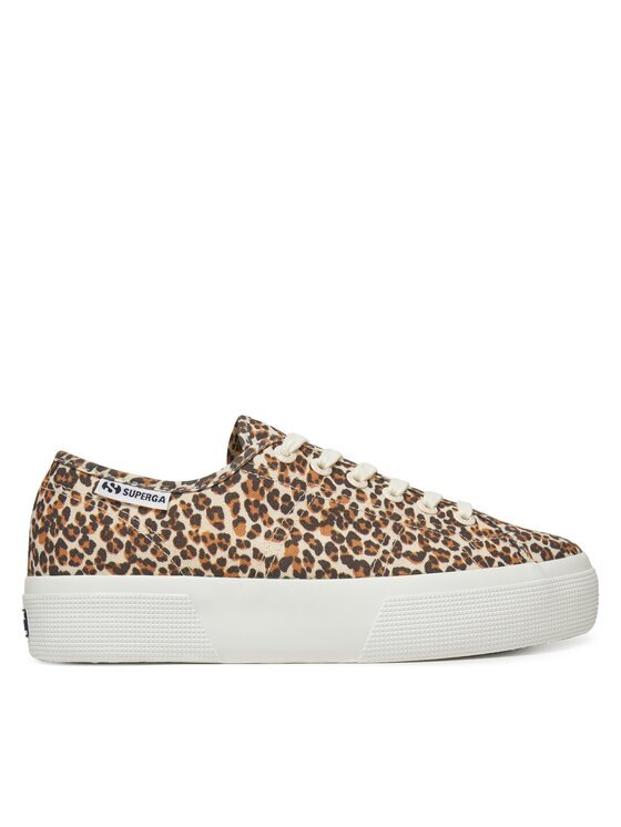 Superga Сникърси Platform Leopard Print