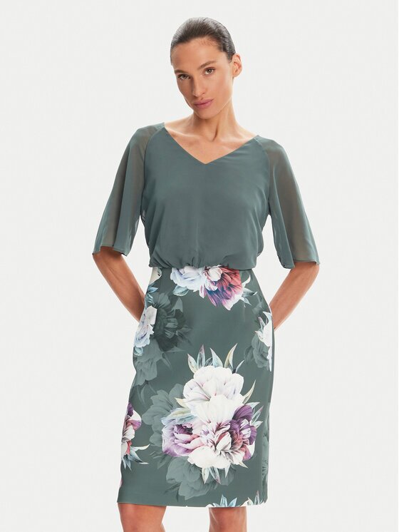 Swing Коктейлна рокля 5AE28900 Slim Fit