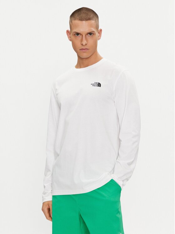 The North Face Тениска с дълъг ръкав Simple Dome NF0A87QN Regular Fit