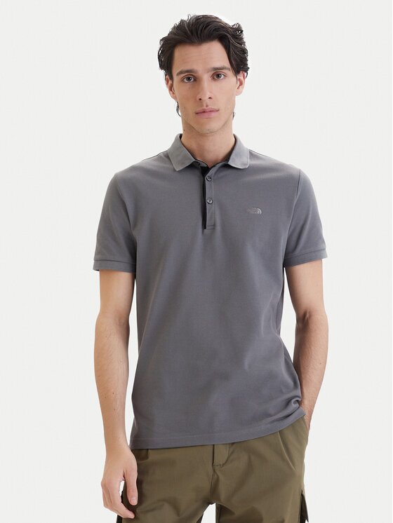The North Face Тениска с яка и копчета PREMIUM SLIM Slim Fit