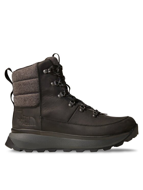 The North Face Туристически oбувки Bergen Leather Wp NF0A8A9MKX71 Черен