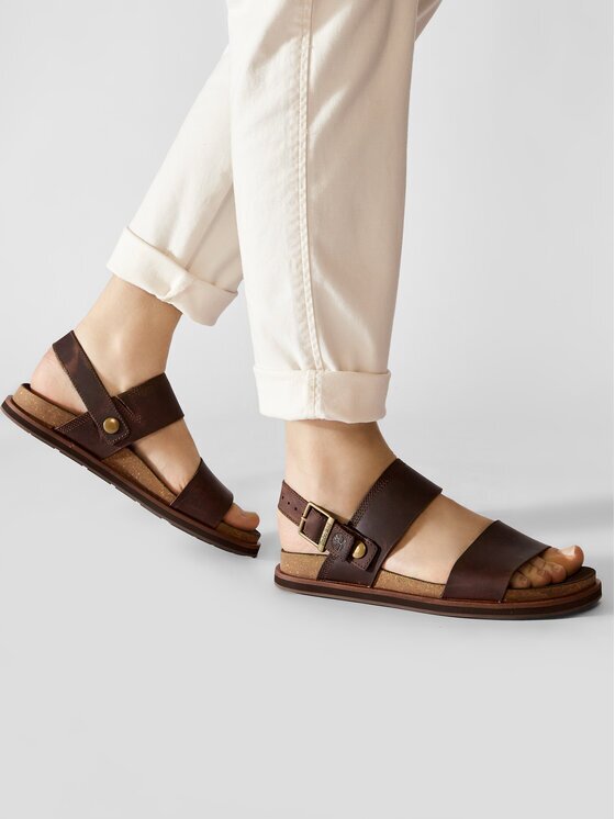 Timberland Сандали Amalfi Vibes 2Band Sandal TB0A419HV131 Кафяв