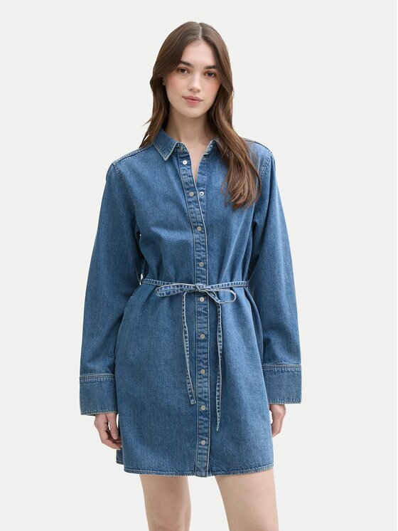 Tom Tailor Denim Дънкова рокля 1045461 Regular Fit