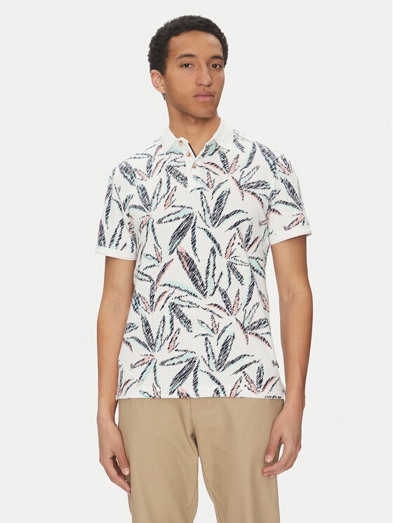 Tom Tailor Тениска с яка и копчета 1045706 Regular Fit