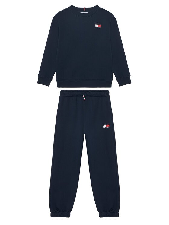 Tommy Hilfiger Анцуг KS0KS00708 D Тъмносин Regular Fit