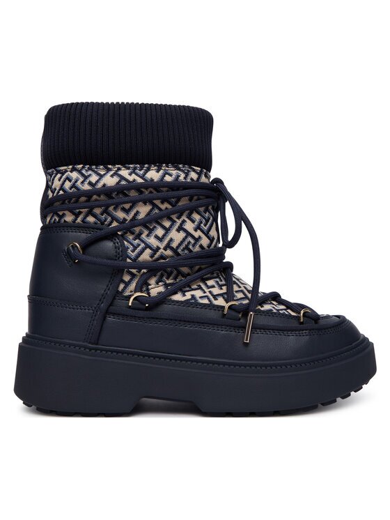 Tommy Hilfiger Апрески Monogram Water Resist Snow Boot FW0FW09491