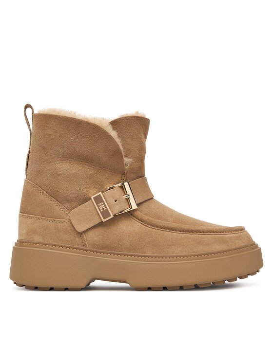Tommy Hilfiger Апрески Th Buckle Shearling Snow Boot FW0FW09687