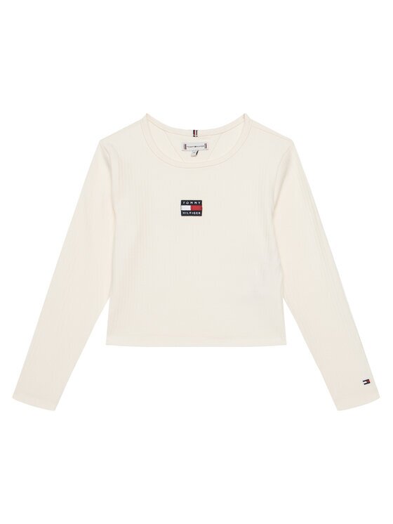 Tommy Hilfiger Блуза KG0KG09065 D Екрю Regular Fit