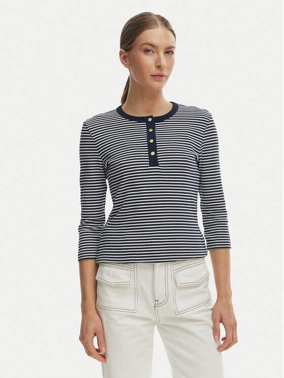Tommy Hilfiger Блуза WW0WW49629 Екрю Slim Fit