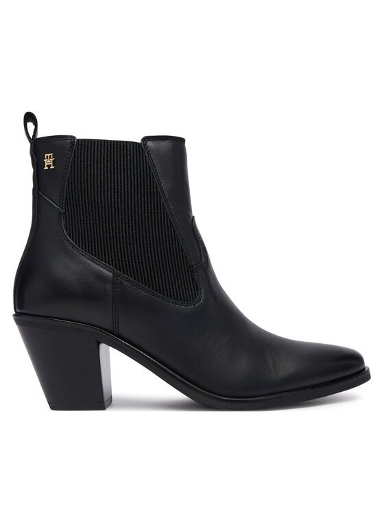 Tommy Hilfiger Боти Leather Western Chelsea Boot FW0FW09582