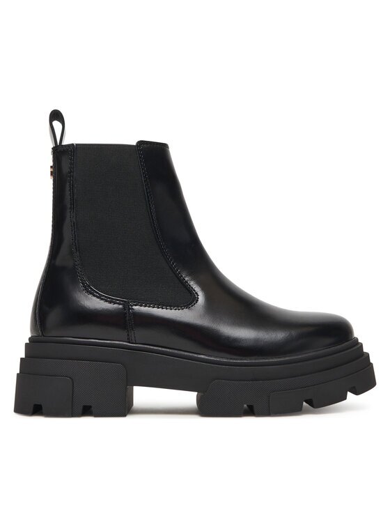 Tommy Hilfiger Боти тип челси Shiny FW0FW09042