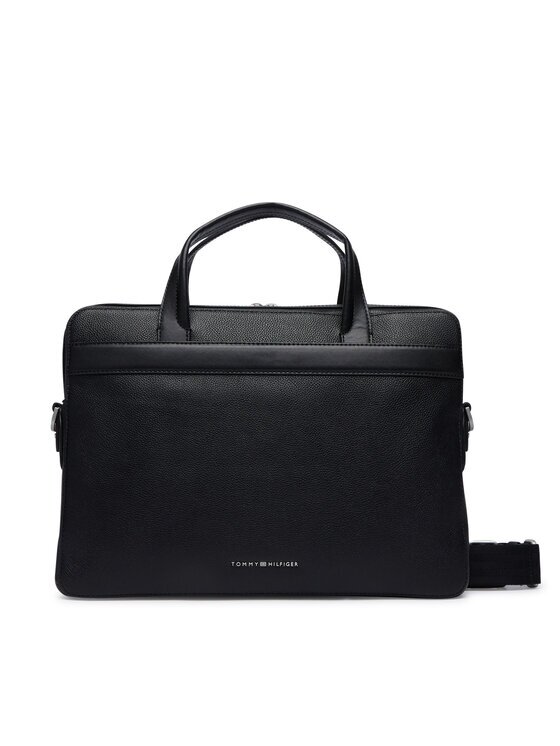 Tommy Hilfiger Чанта за лаптоп Th Business Leather Computer Bag AM0AM14731