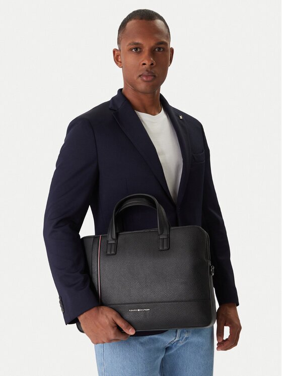 Tommy Hilfiger Чанта за лаптоп Th Central Slim Computer Bag AM0AM13631