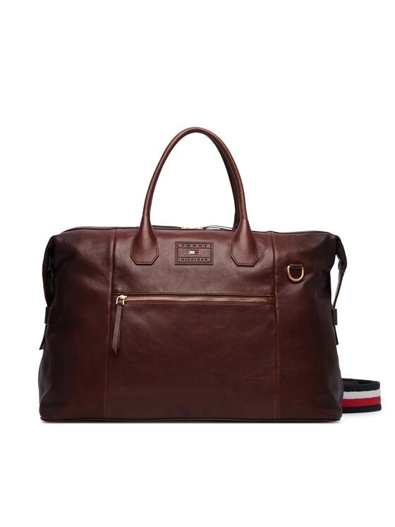 Tommy Hilfiger Чанта за уикенд Th Casual Leather Duffle AM0AM14745