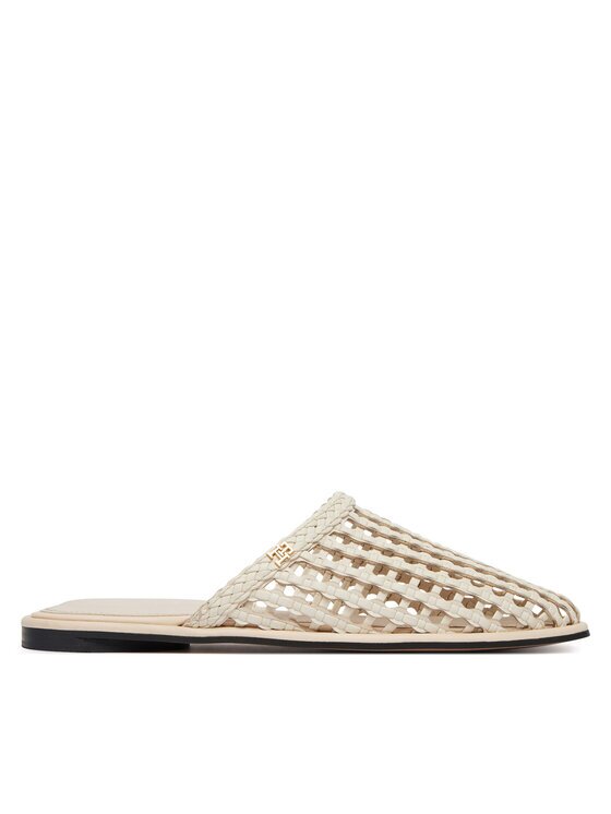 Tommy Hilfiger Чехли Hilfiger Leather Mix Flat Mule FW0FW09280