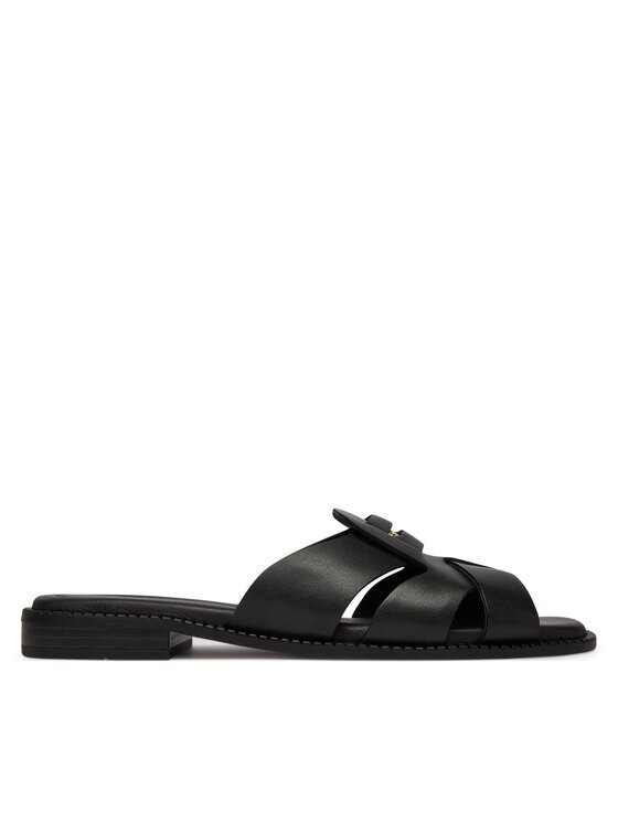 Tommy Hilfiger Чехли Leather Crest Square Toe Sandals FW0FW09126