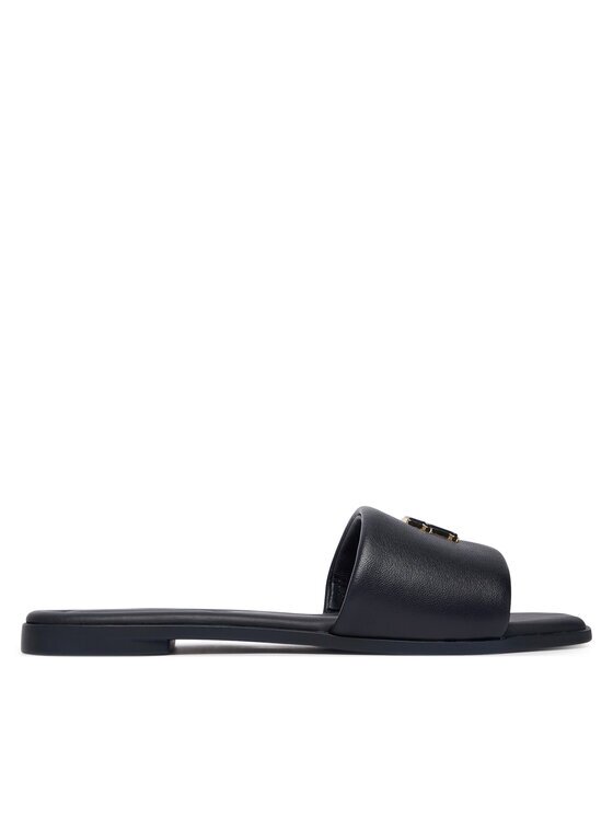 Tommy Hilfiger Чехли Th Logo Hardware Leather Mule FW0FW09292