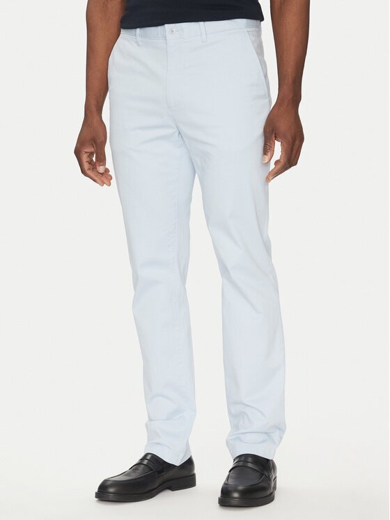 Tommy Hilfiger Чино панталони Deton MW0MW37873 Светлосиньо Slim Fit