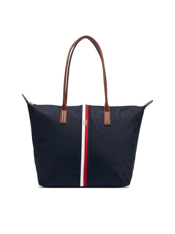 Tommy Hilfiger Дамска чанта Popette Tote Corp AW0AW19027