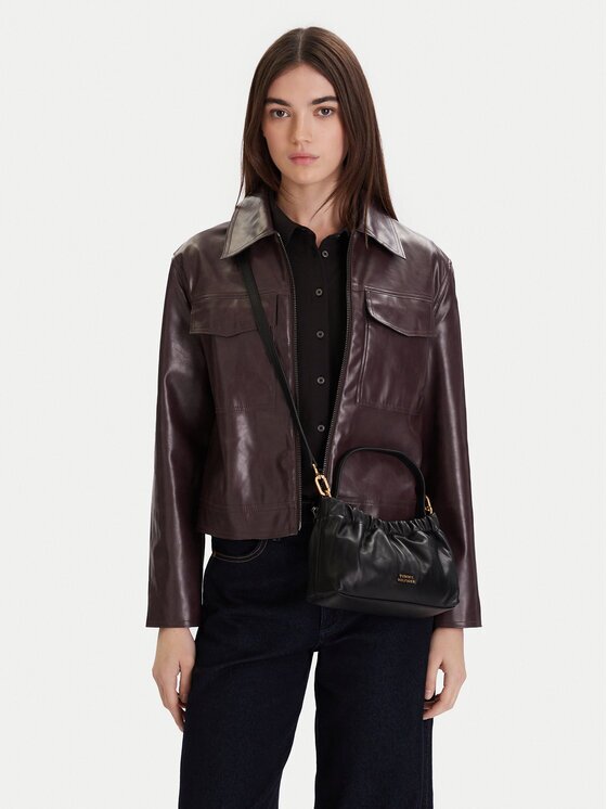 Tommy Hilfiger Дамска чанта Soft Leather Mini Crossover AW0AW18306