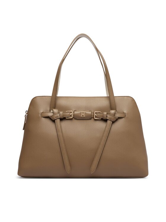 Tommy Hilfiger Дамска чанта Th Buckle Tote AW0AW19032