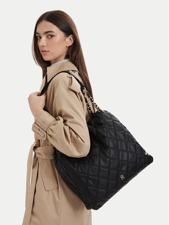 Tommy Hilfiger Дамска чанта Th Feminine Tote AW0AW18719