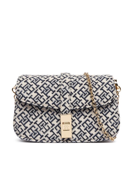 Tommy Hilfiger Дамска чанта Th Heritage Chain Cross Jacquard AW0AW19320
