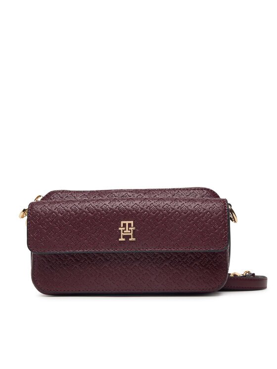 Tommy Hilfiger Дамска чанта Th Icon Camera Bag Mono AW0AW18922