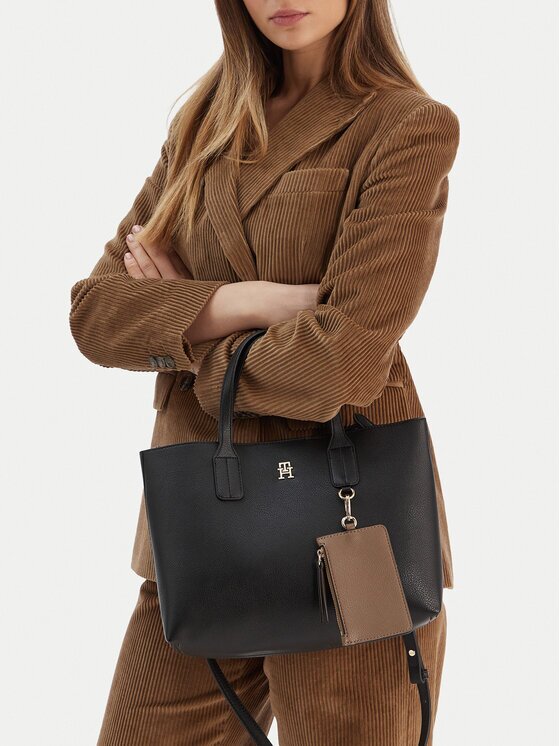 Tommy Hilfiger Дамска чанта Th Icon Mini Tote AW0AW18233