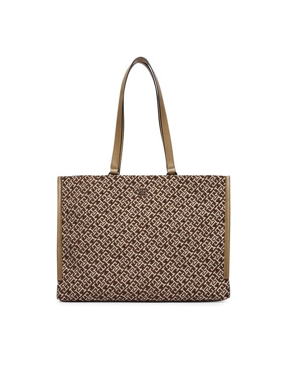 Tommy Hilfiger Дамска чанта Th Jacquard Tote AW0AW19009
