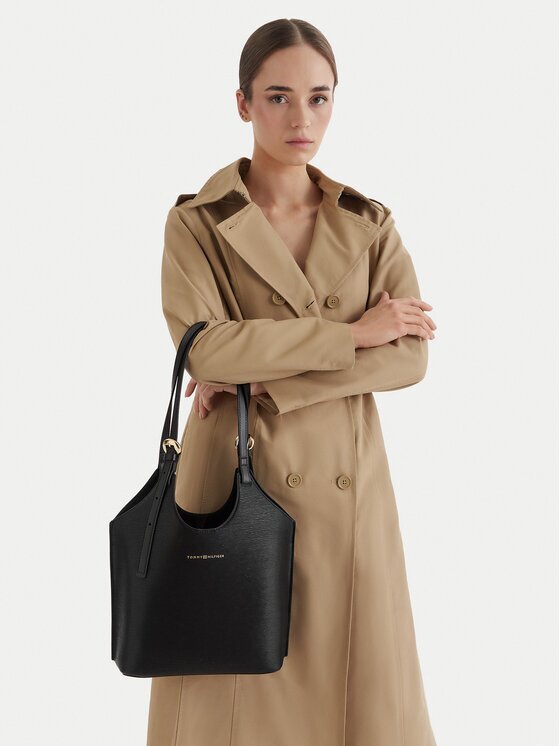 Tommy Hilfiger Дамска чанта Th Modern Mini Tote AW0AW18617