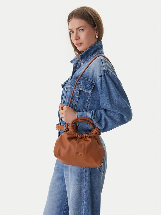 Tommy Hilfiger Дамска чанта Th Soft Leather Med Crossover AW0AW18369