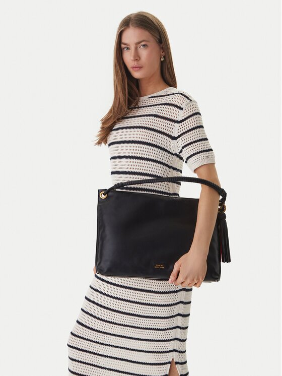 Tommy Hilfiger Дамска чанта Th Statement Leather Bag AW0AW18621