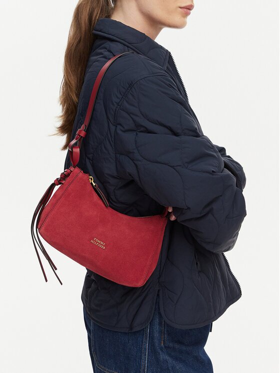 Tommy Hilfiger Дамска чанта Th Statement Mini Should Bag Sue AW0AW18823