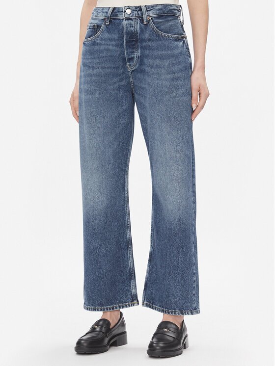 Tommy Hilfiger Дънки Loose Straight Rw Klo WW0WW40646 Wide Leg