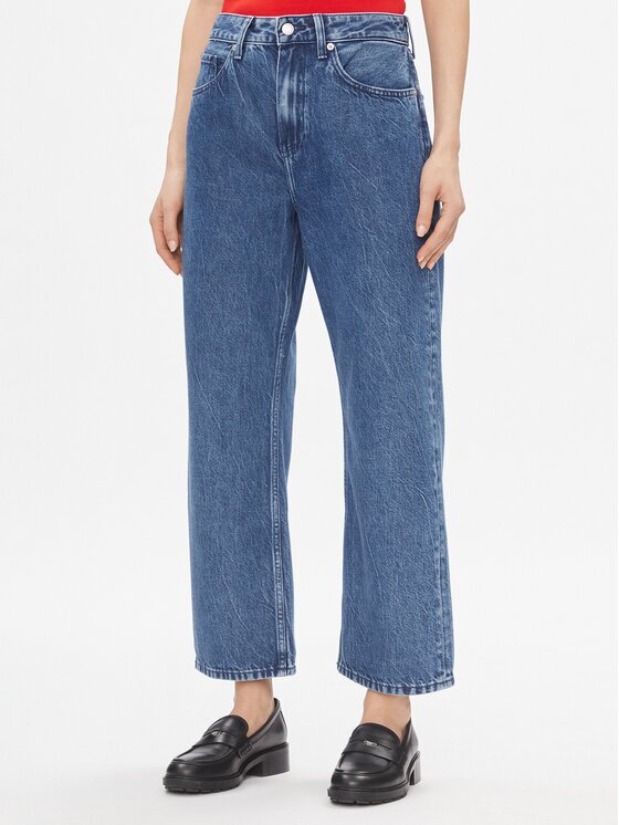 Tommy Hilfiger Дънки Loose Straight Rw Lea WW0WW40637 Loose Leg