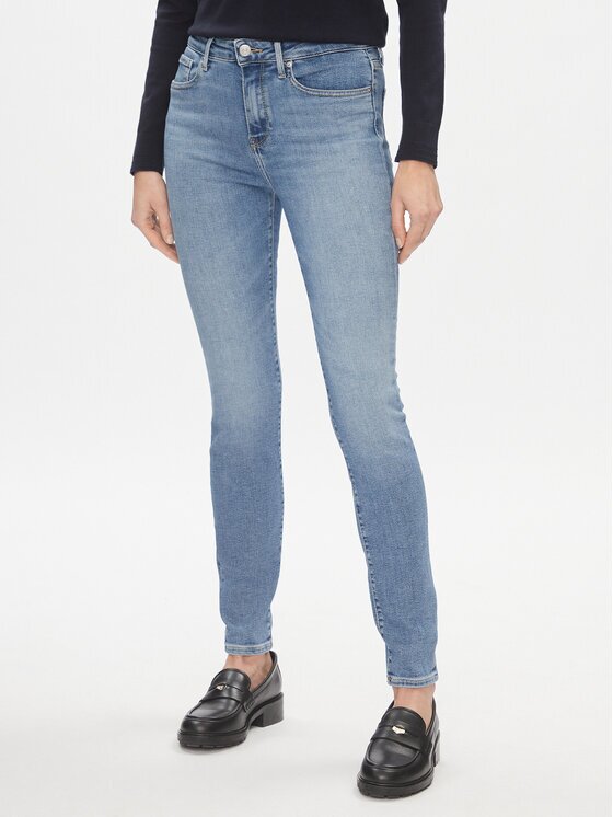 Tommy Hilfiger Дънки Th Flex Como Skinny Rw Mel WW0WW40633 Skinny Fit