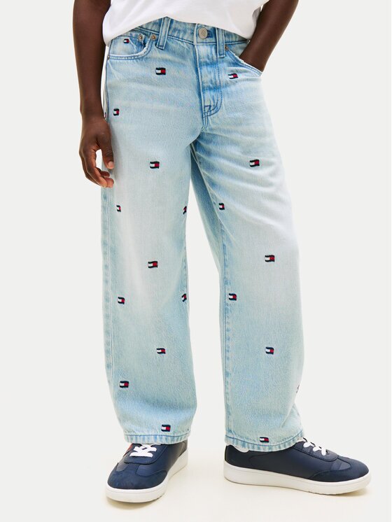 Tommy Hilfiger Дънки Wavy Flag KB0KB10417 Loose Fit