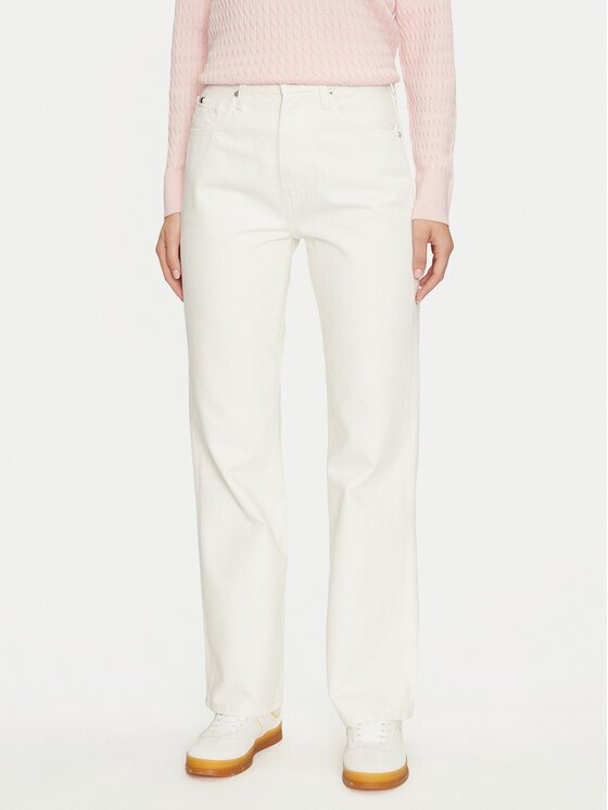 Tommy Hilfiger Дънки WW0WW42194 Екрю Relaxed Fit