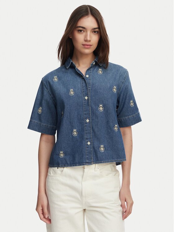 Tommy Hilfiger дънкова риза WW0WW50624 Relaxed Fit