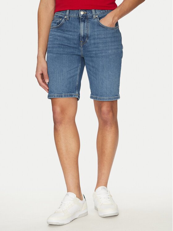 Tommy Hilfiger Дънкови шорти Brooklyn MW0MW39194 Slim Fit