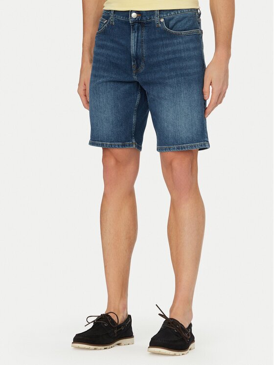 Tommy Hilfiger Дънкови шорти Denton MW0MW42558 Straight Leg