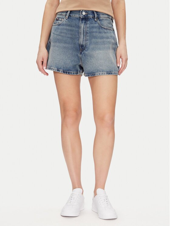 Tommy Hilfiger Дънкови шорти WW0WW44384 Regular Fit