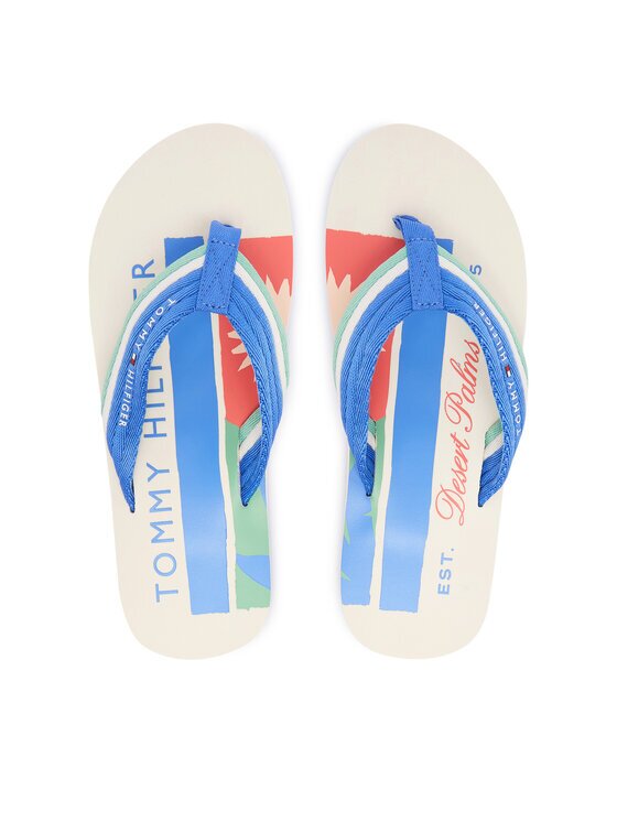Tommy Hilfiger Джапанки Patch Hilfiger Beach Sandal FM0FM05903