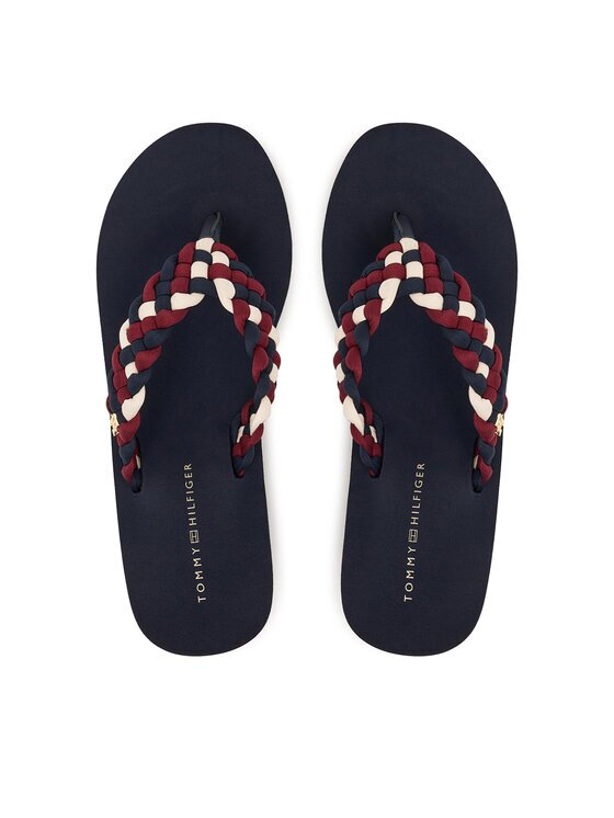 Tommy Hilfiger Джапанки Th Wedge Braided Summer Sandal FW0FW09198