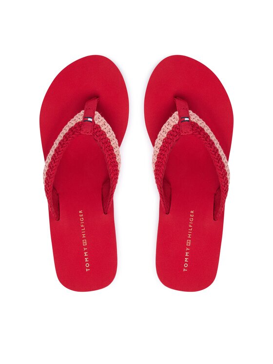 Tommy Hilfiger Джапанки Th Wedge Crochet Summer Sandal FW0FW09420