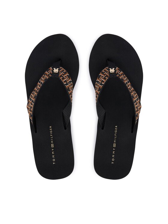 Tommy Hilfiger Джапанки Wedge Summer Sandal Mono FW0FW09698