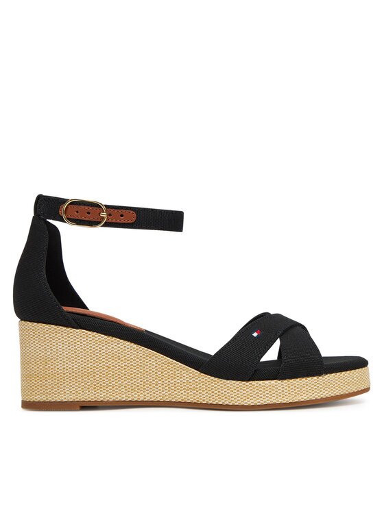 Tommy Hilfiger Еспадрили Flag Criss-Cros Mid Wedge Espad FW0FW08481