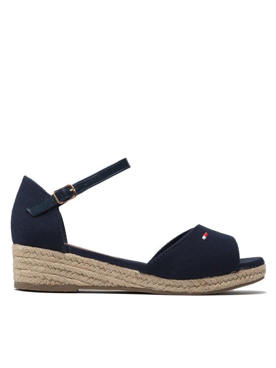 Tommy Hilfiger Еспадрили Rope Wedge Sandal T3A7-32185-0048 M